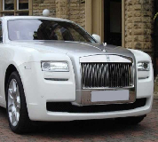 Rolls Royce Ghost - White Hire in Manchester
