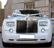 Rolls Royce Phantom - White hire  in Manchester
